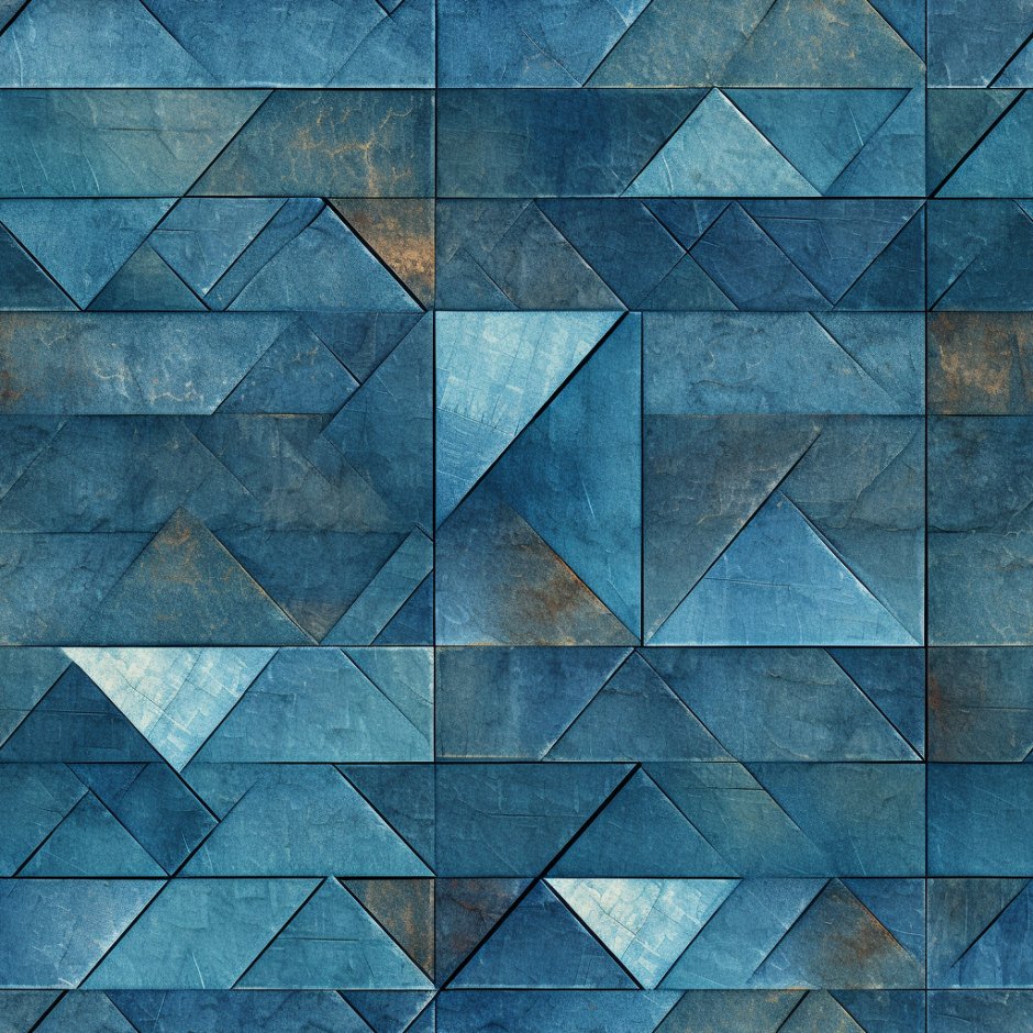 Hollis Blue Wallpaper - Painted Paper