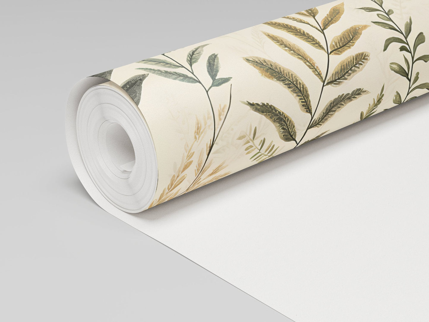 Laurel Fern Wallpaper - Painted Paper