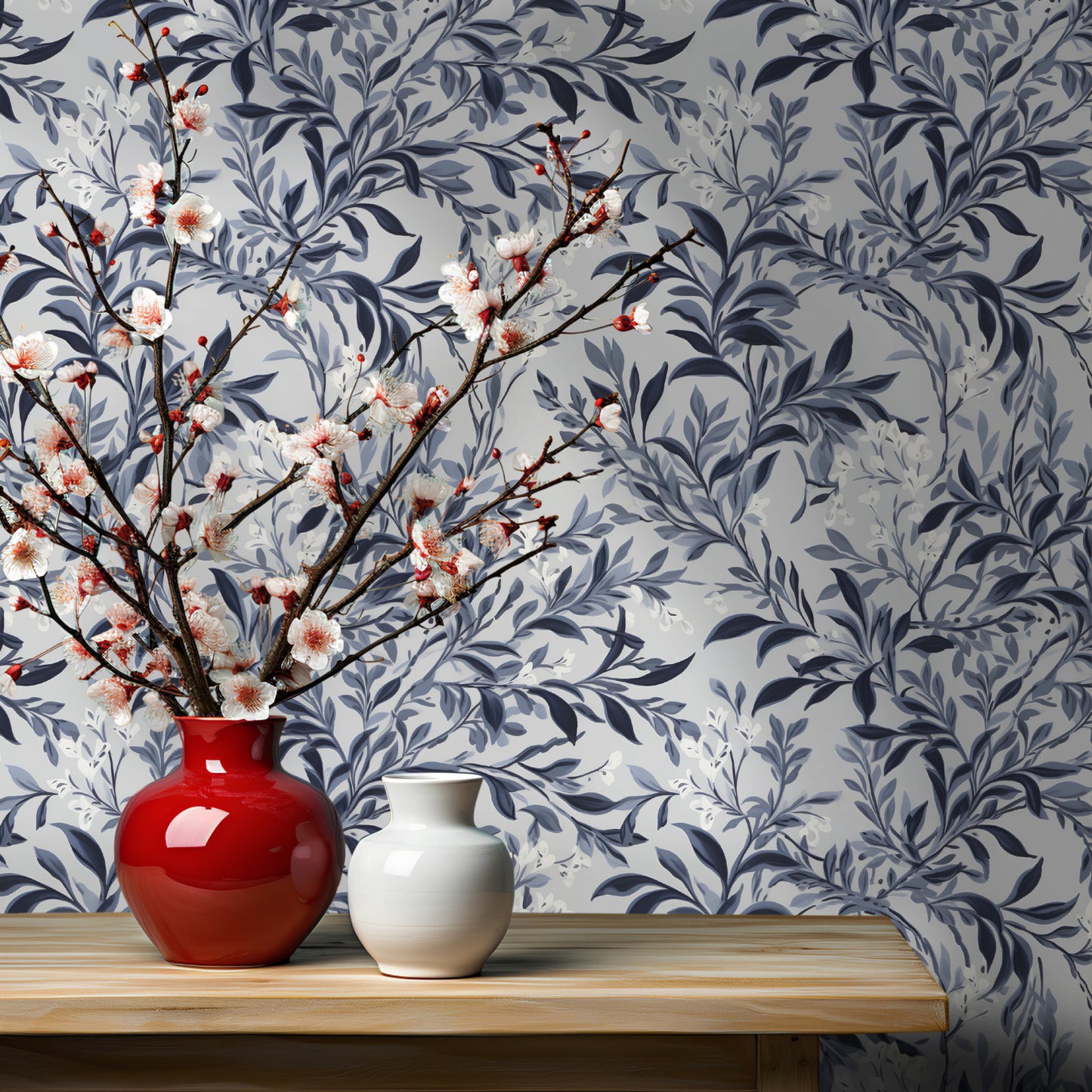Lewen Floral Wallpaper - Painted Paper