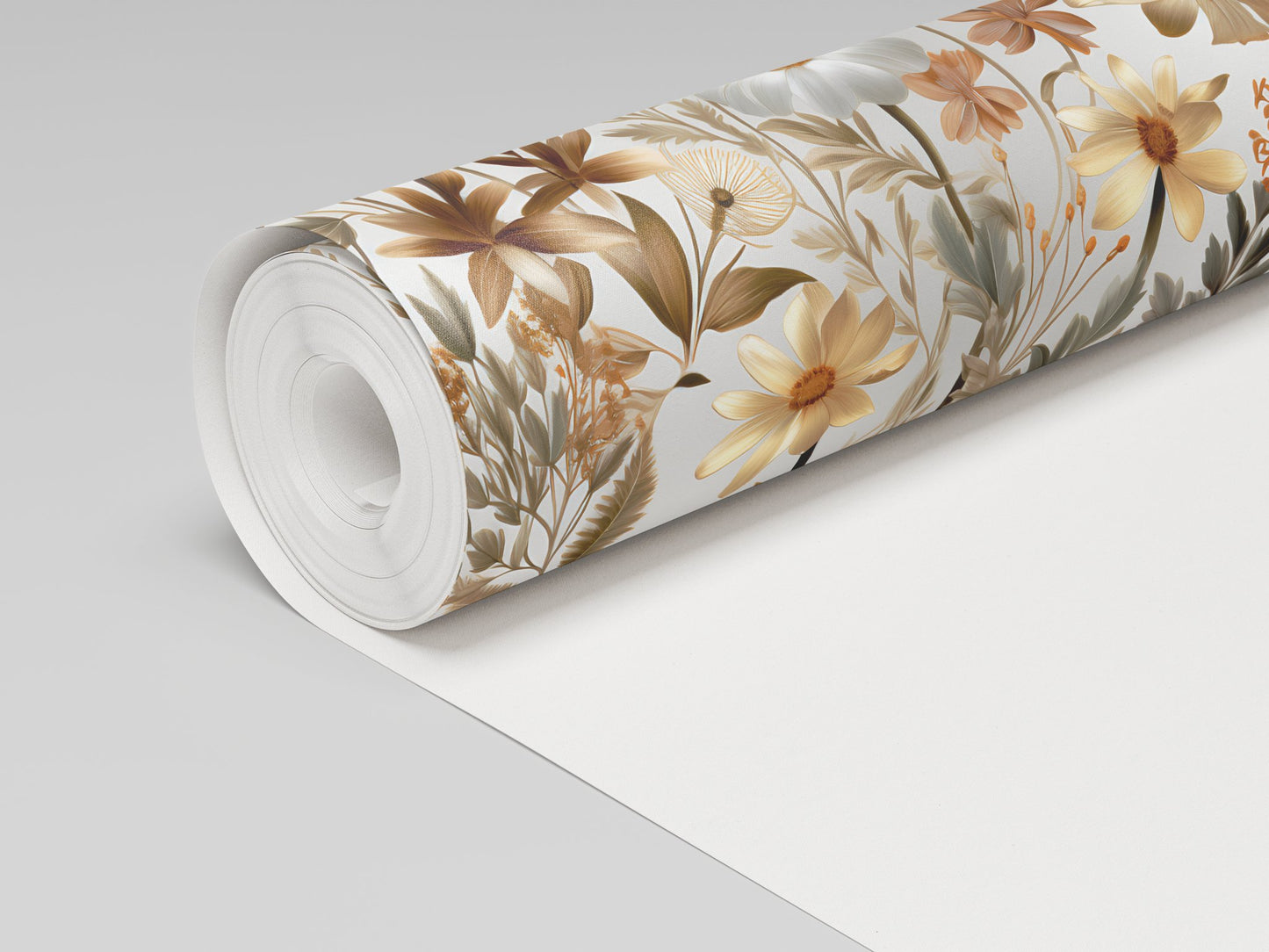 Luna Floral Wallpaper - Painted Paper