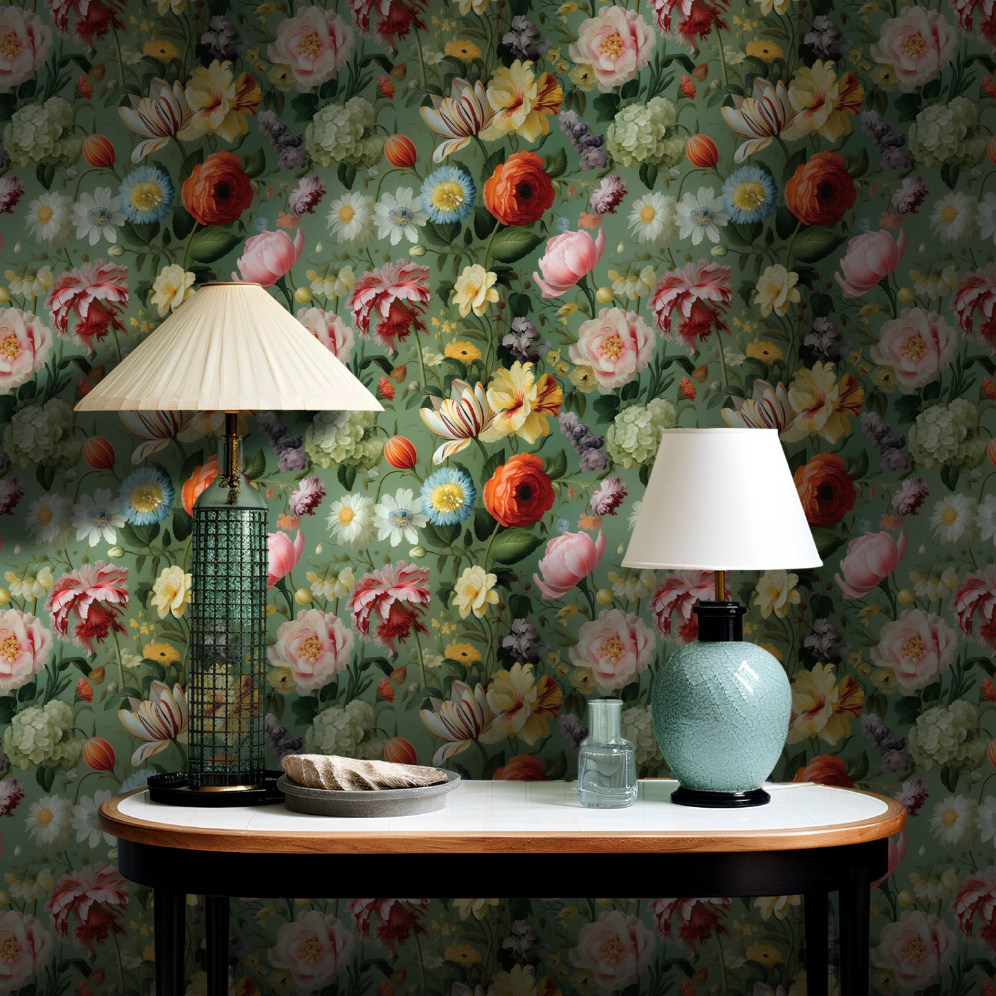 Romilly Floral Wallpaper - Painted Paper