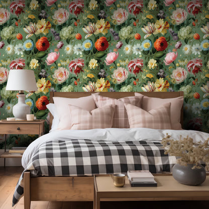 Romilly Floral Wallpaper - Painted Paper