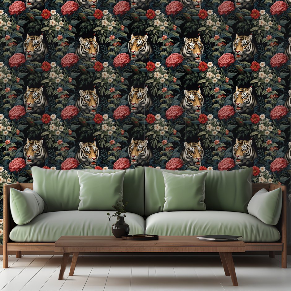 Wild Elegance Wallpaper - Painted Paper