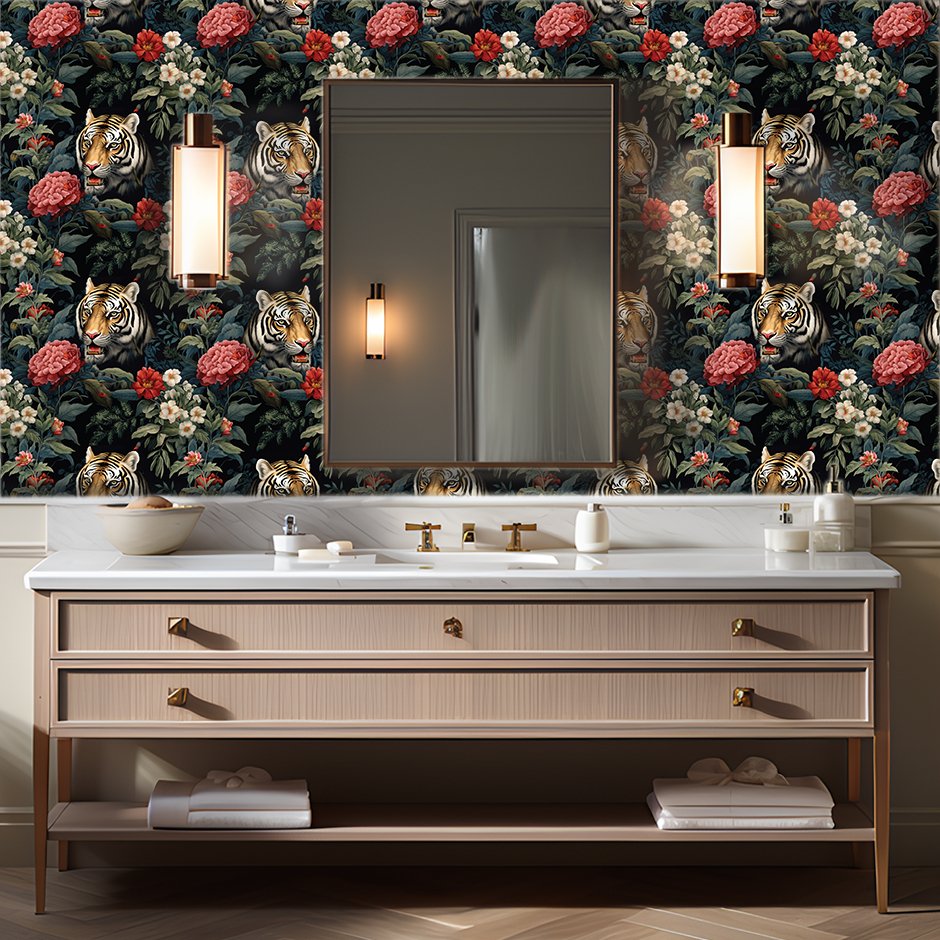 Wild Elegance Wallpaper - Painted Paper