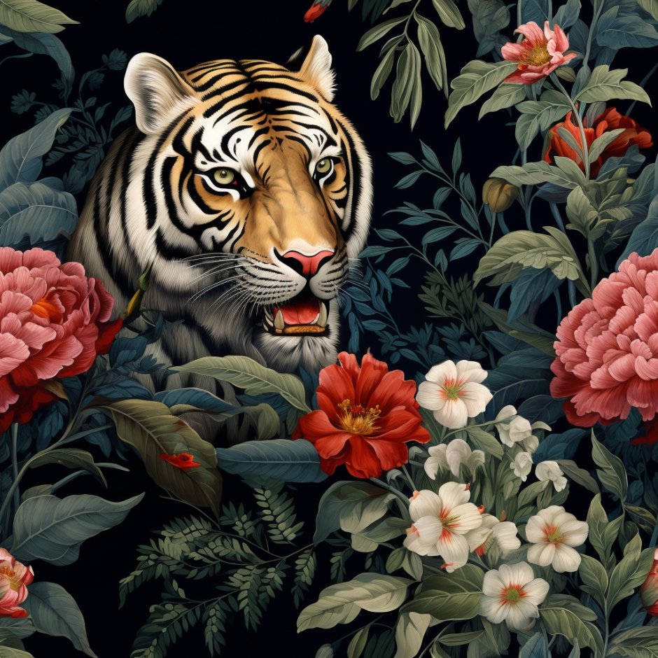 Wild Elegance Wallpaper - Painted Paper