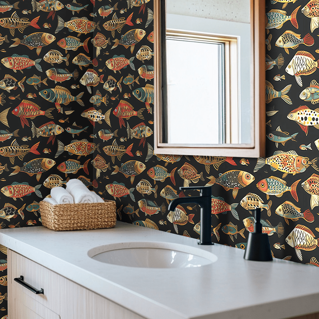 Bathroom Wallpaper: Waterproof Wonders Transforming Your Daily Sanctuary - Painted Paper