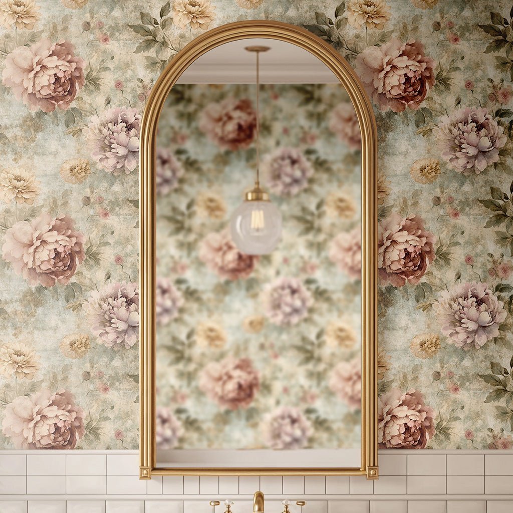 French Wallpaper: Parisian Chic Dripping with Effortless Grace - Painted Paper
