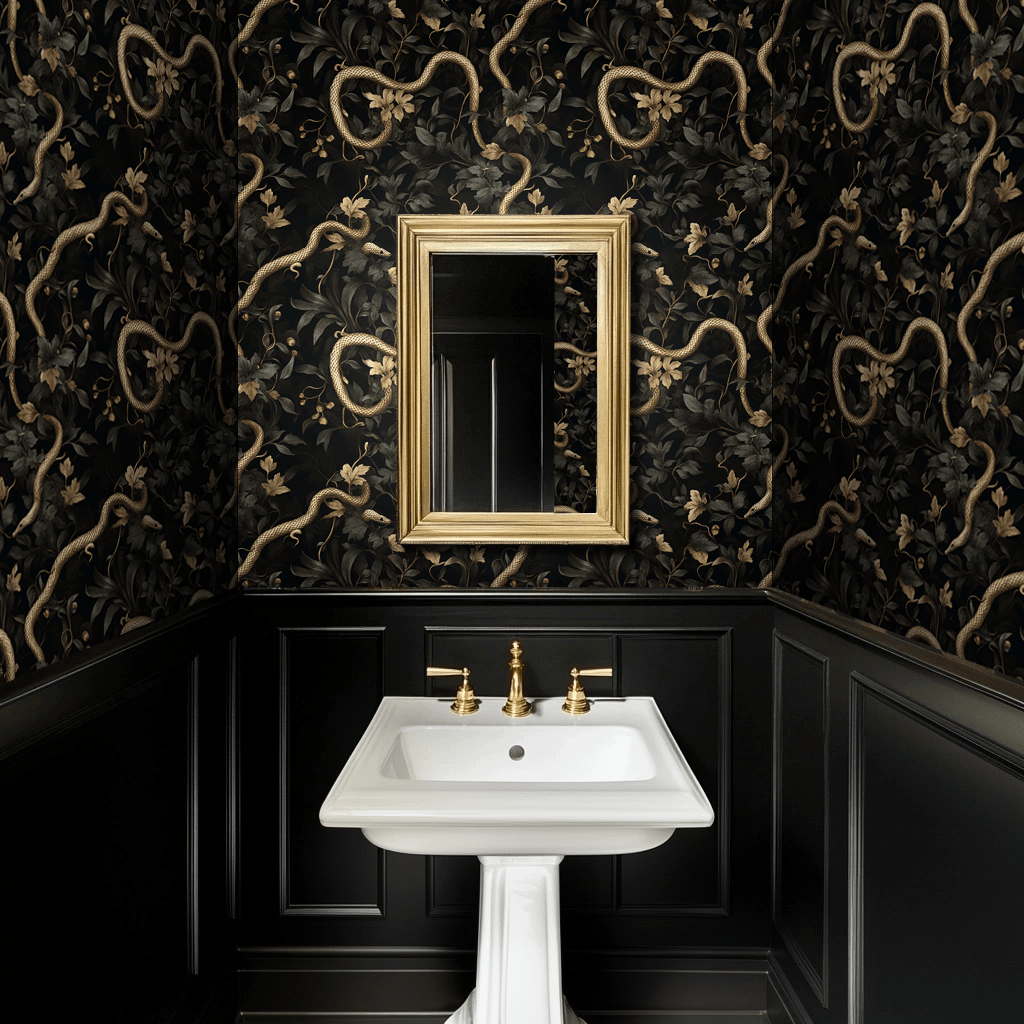 Our Favorite 7 Snake Wallpapers for a Bold, Unexpected Twist - Painted Paper