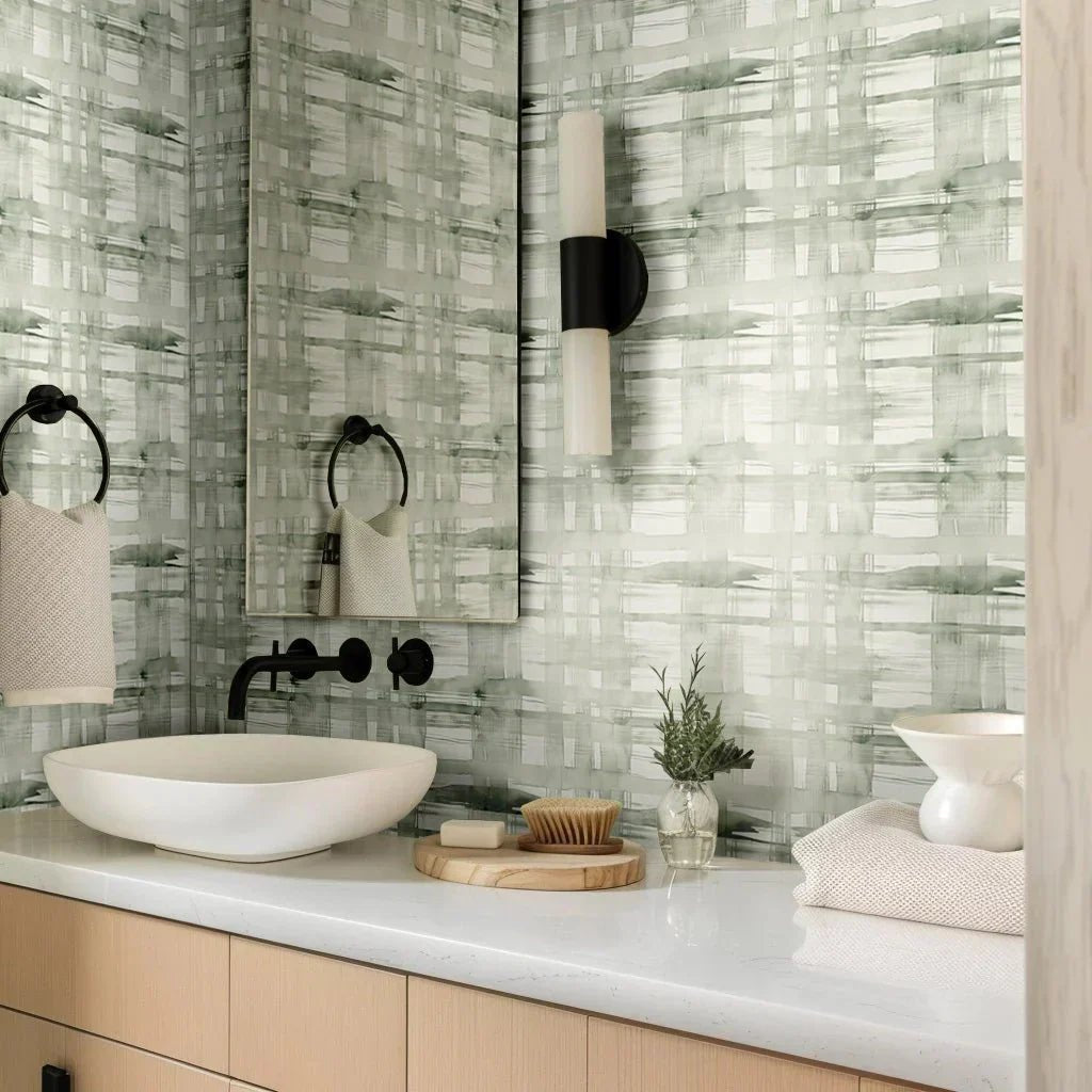 Plaid Wallpaper: Cozy Checks That Wrap Your Walls in Warmth and Tradition - Painted Paper