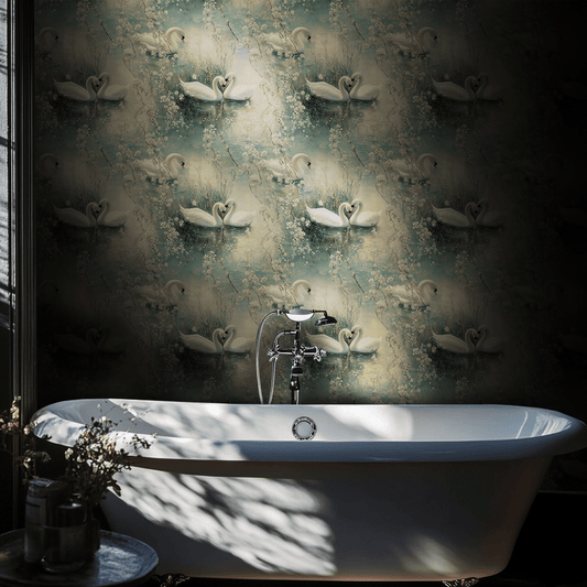 Victorian Wallpaper: Ornate Details from a Bygone Elegance - Painted Paper