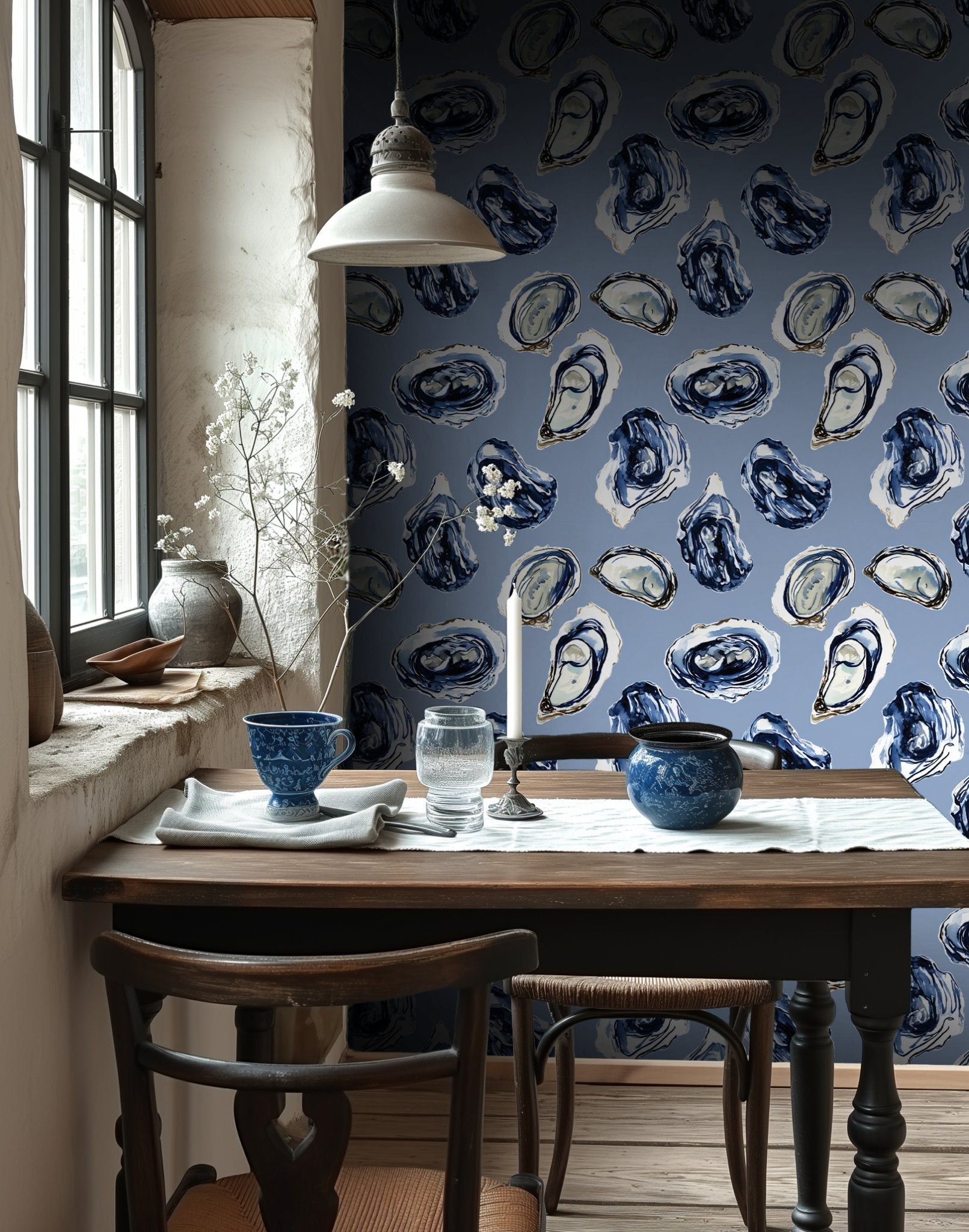 Blue Coastal - Painted Paper