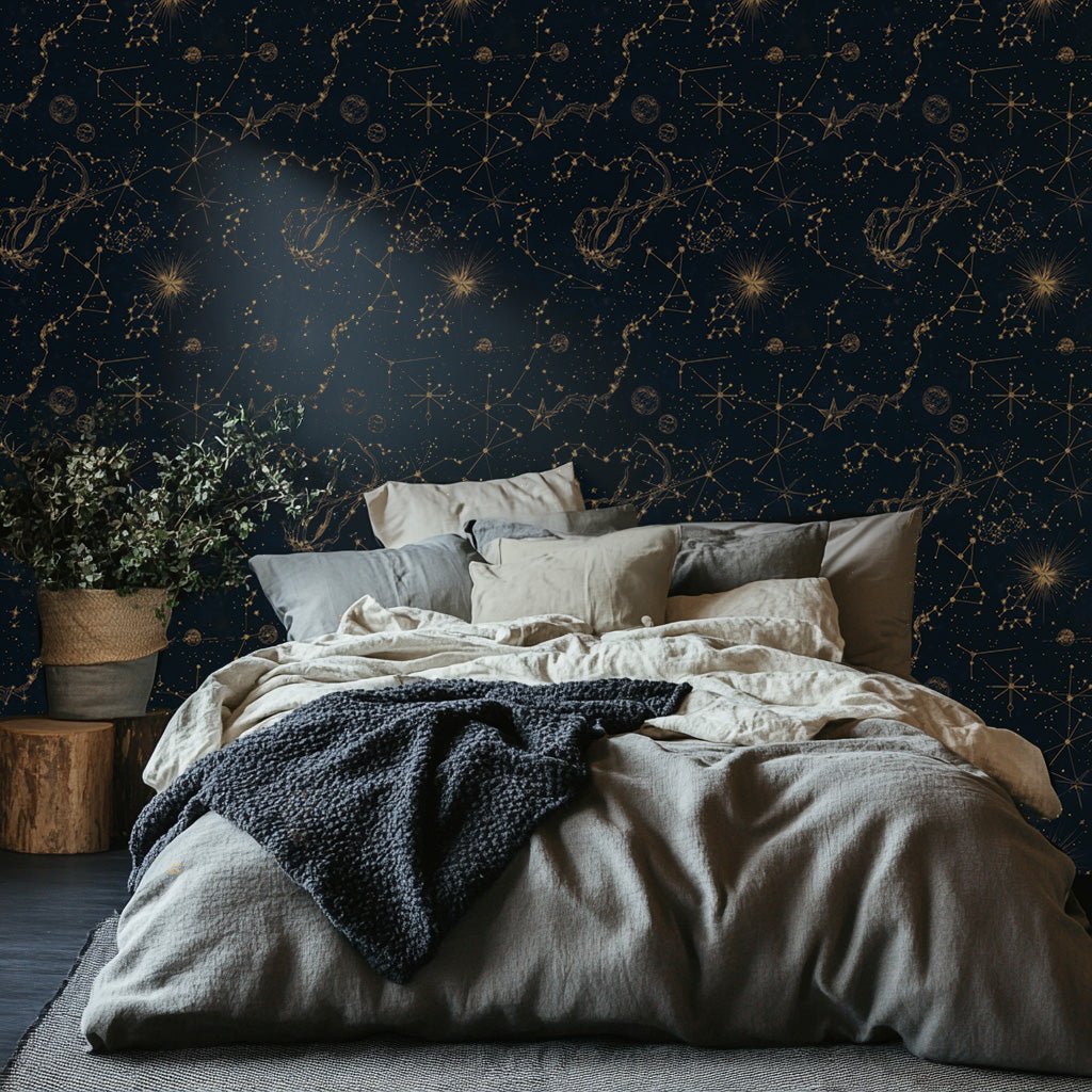Cosmic Veil - Painted Paper