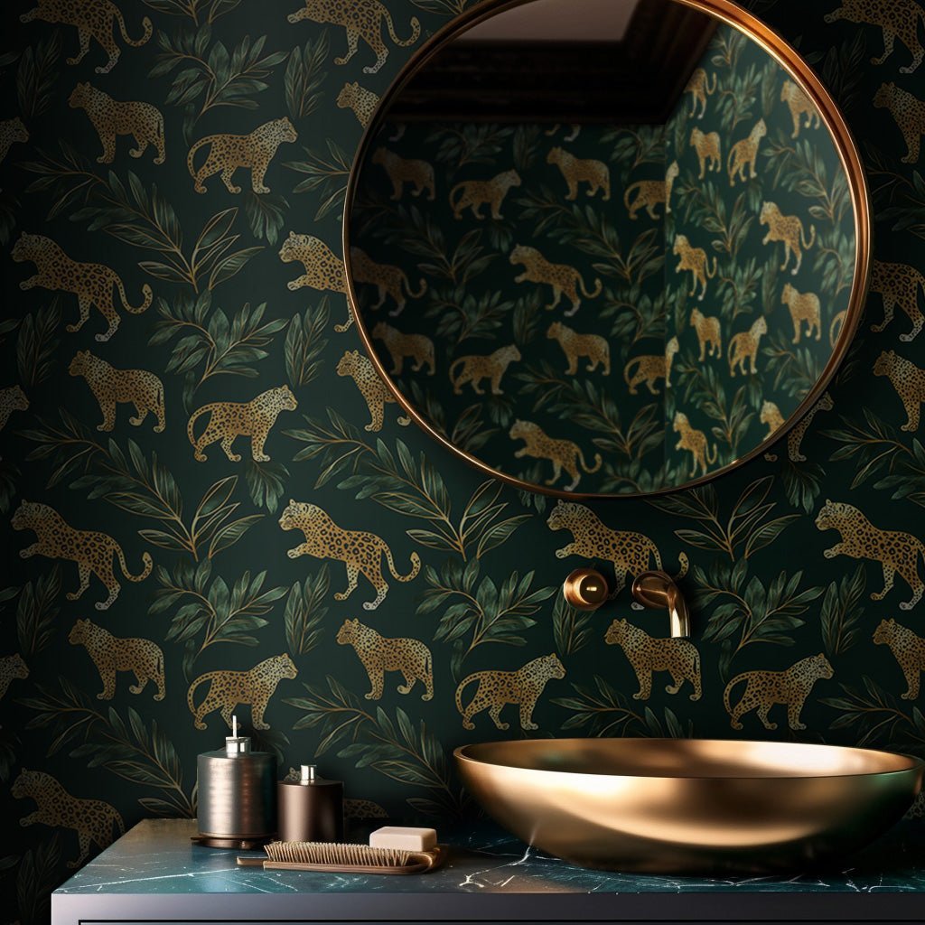 Green Jungle - Painted Paper