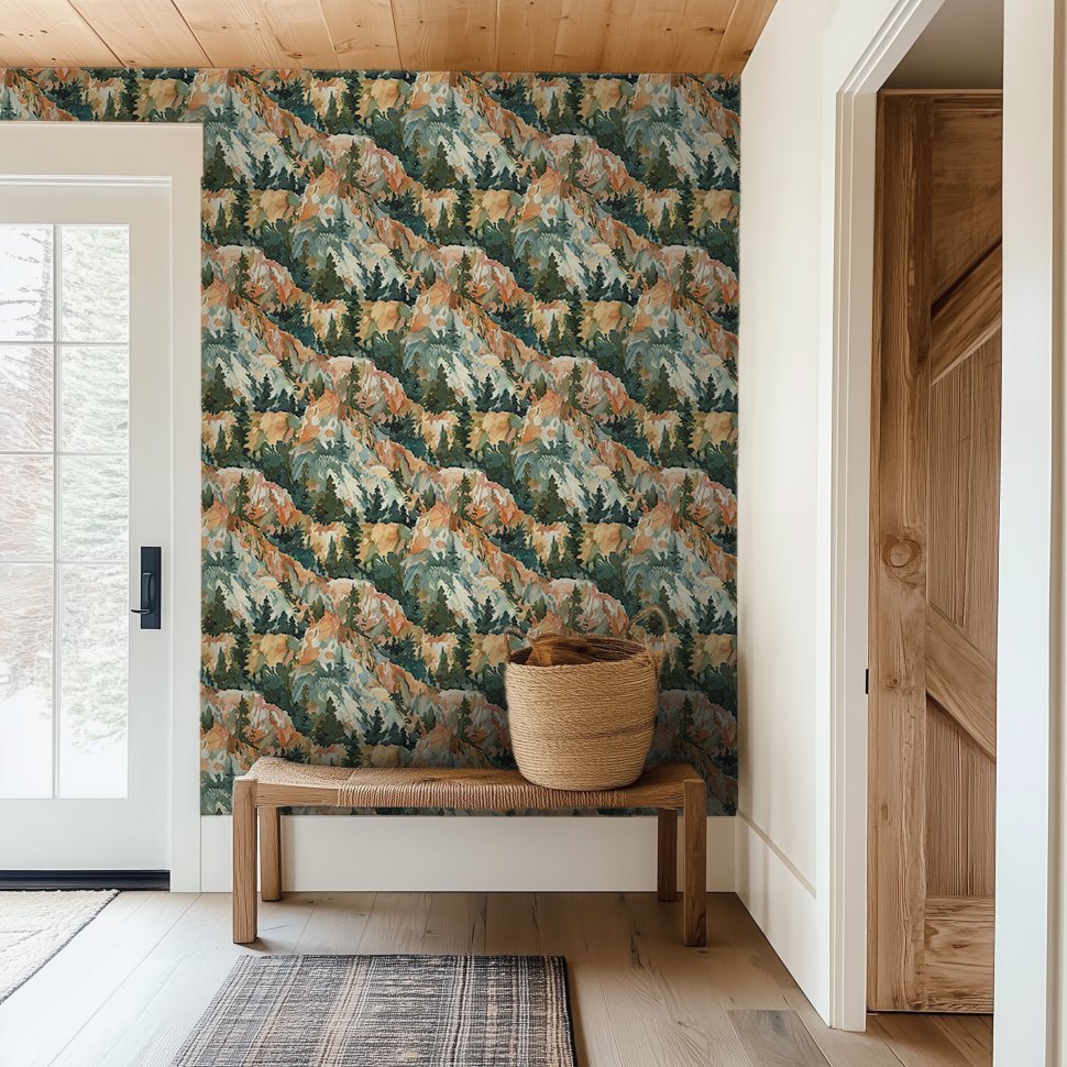 Green Western - Painted Paper