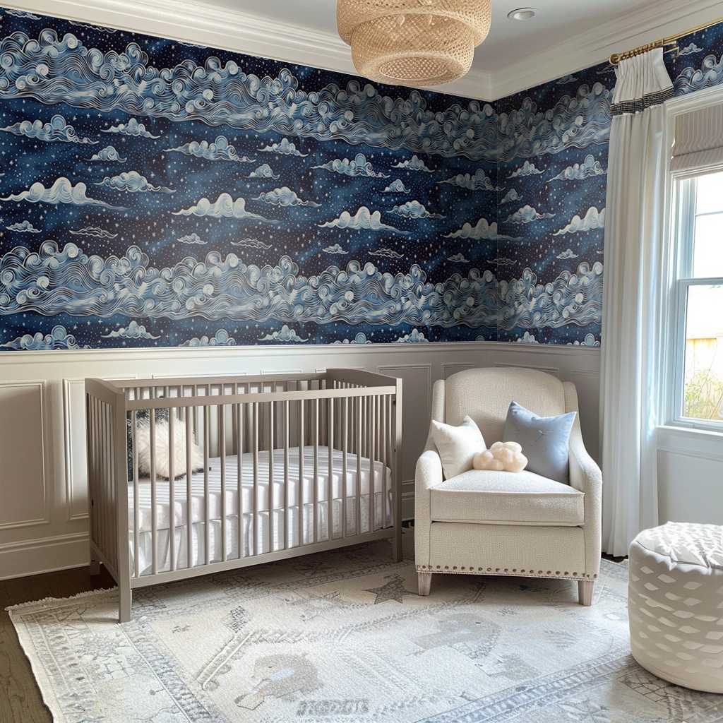 Nursery Wallpaper - Painted Paper