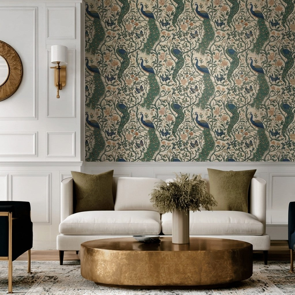 Alouette Faux Grasscloth Wallpaper