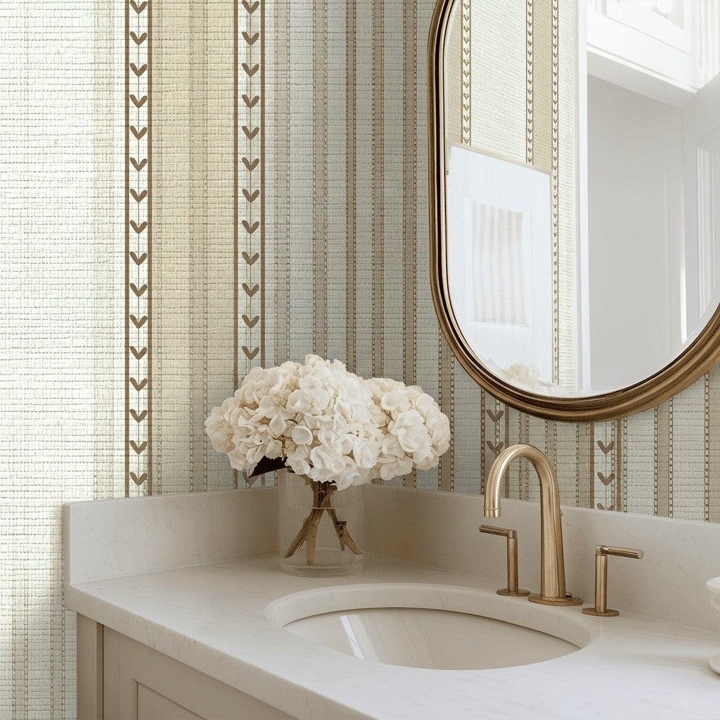 Philomena Faux Grasscloth Wallpaper