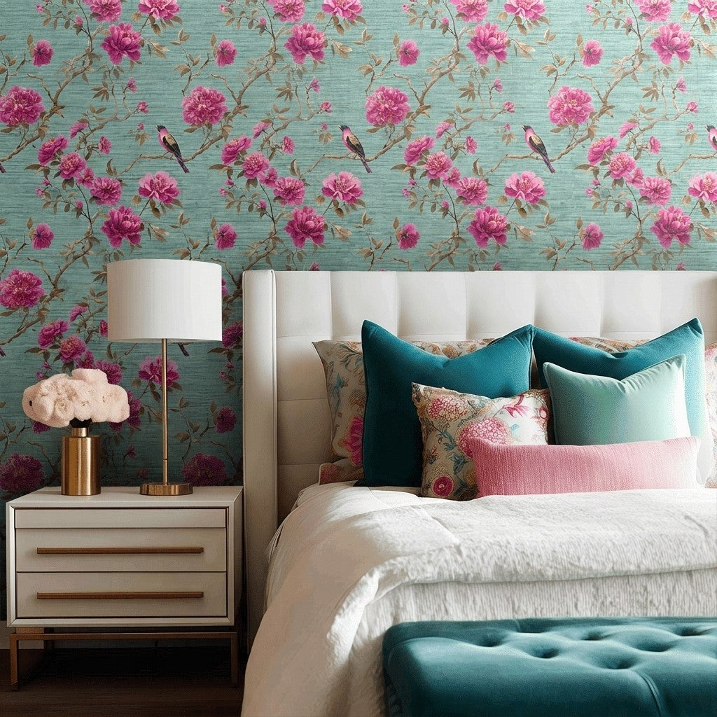 Celavine Faux Grasscloth Wallpaper