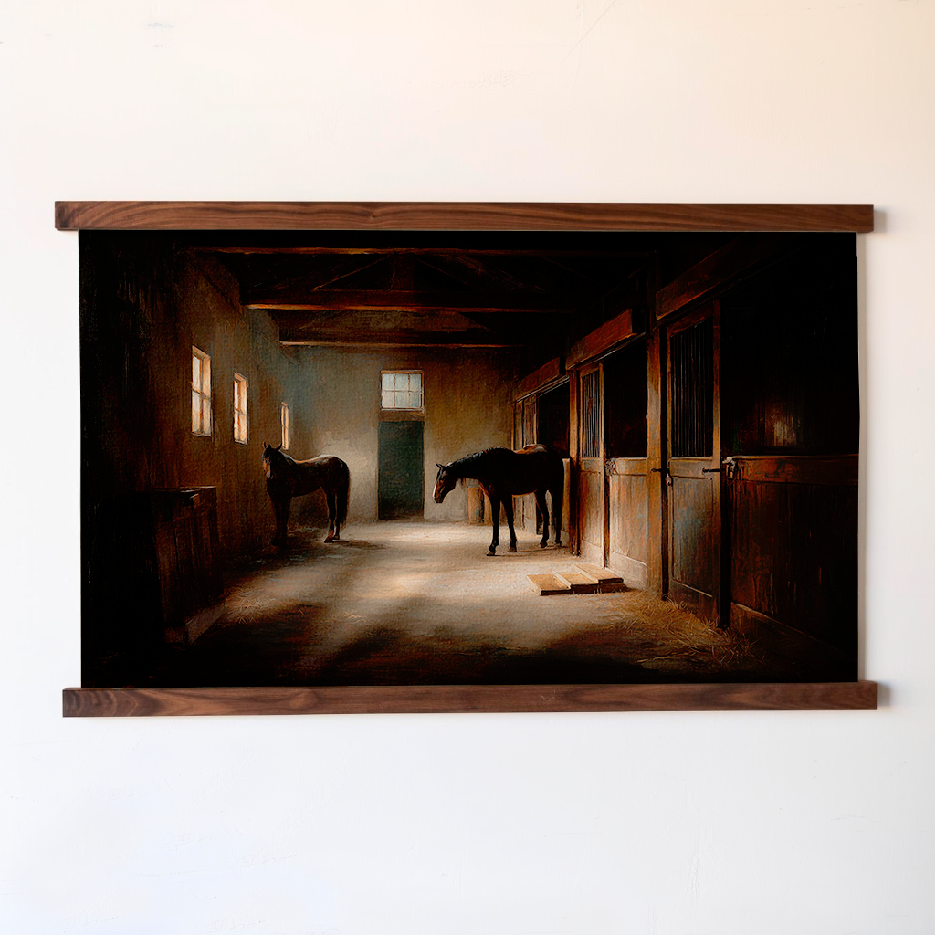 Stable at Dawn - Tapestry