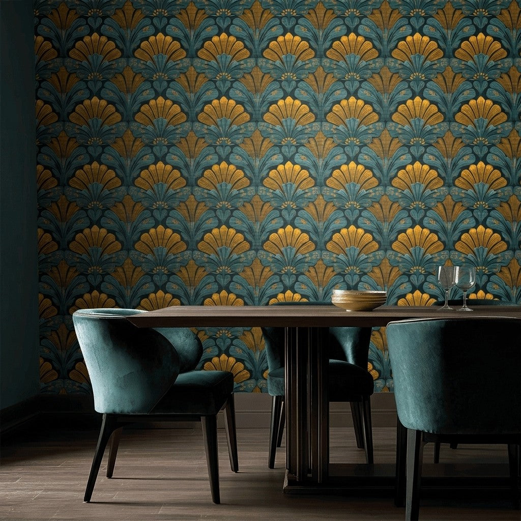 Amberhall Bloom Faux Grasscloth Wallpaper