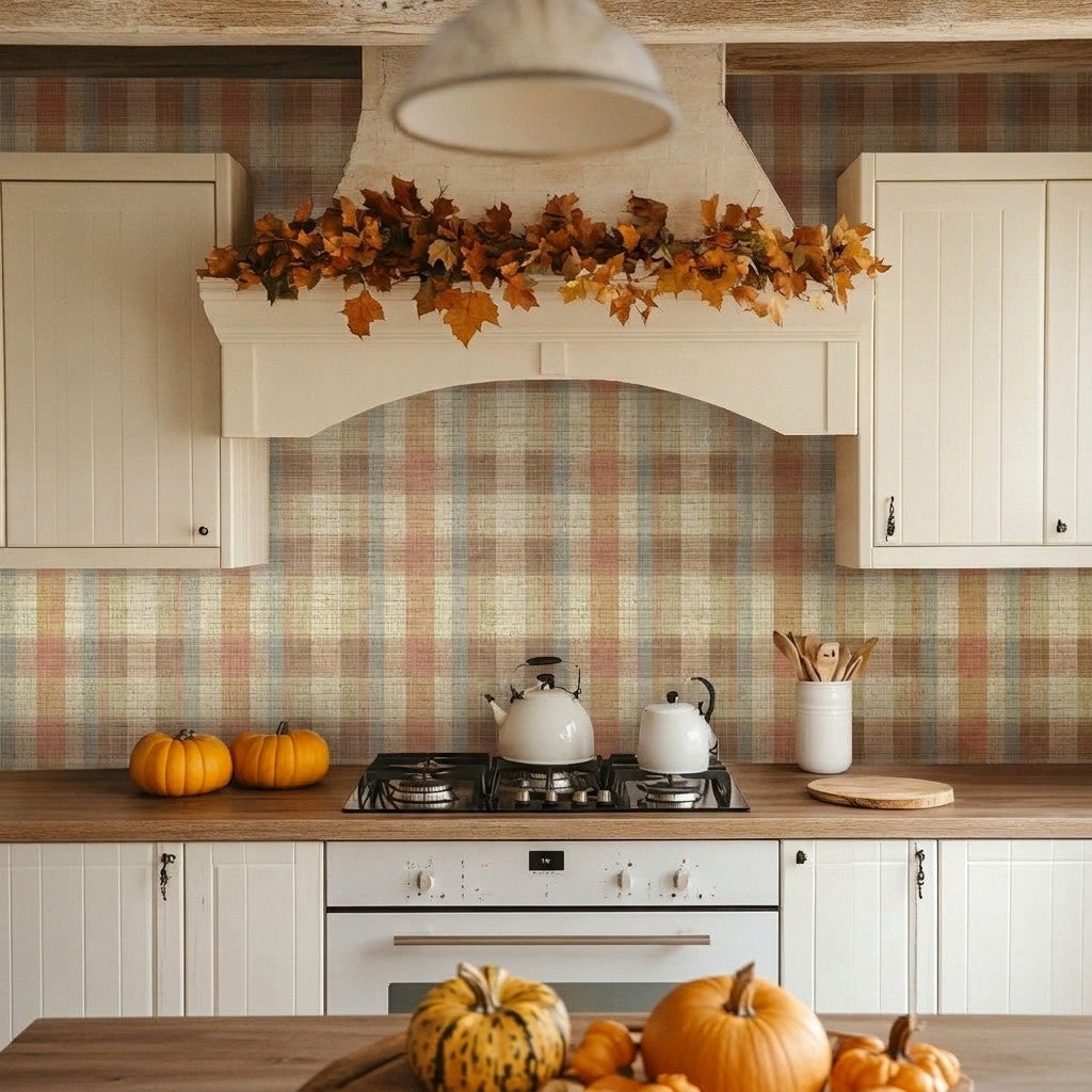 Cozy Cottage Faux Grasscloth Wallpaper
