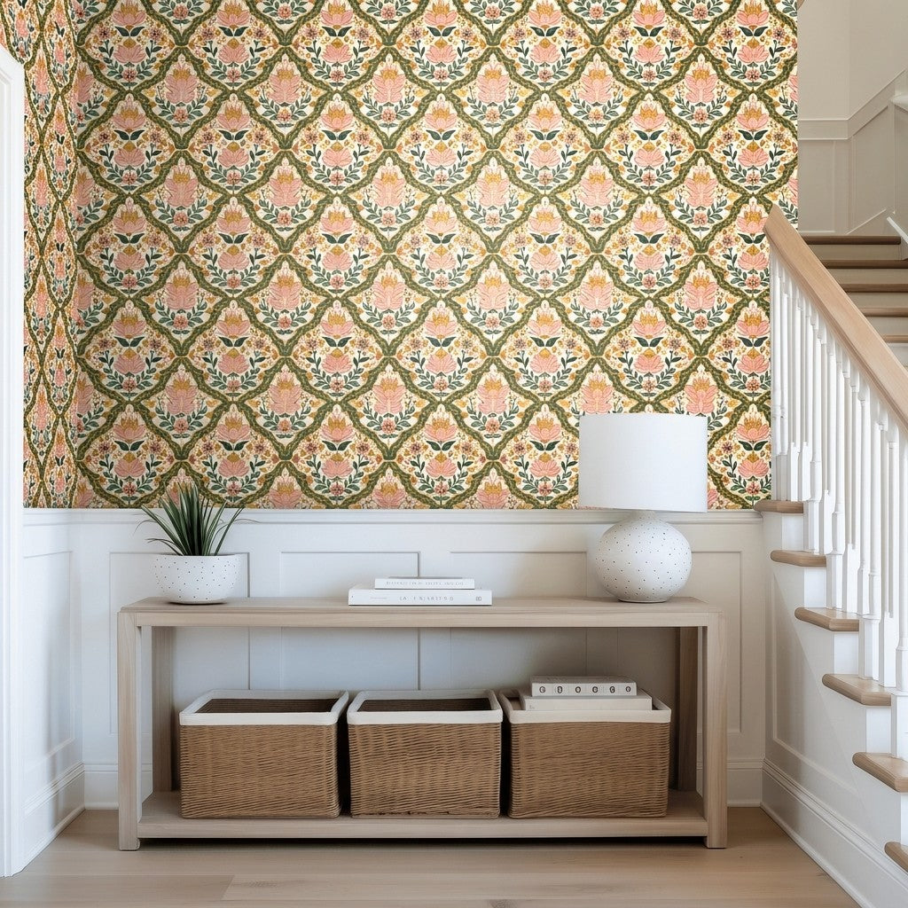 Asher Lee Faux Grasscloth Wallpaper