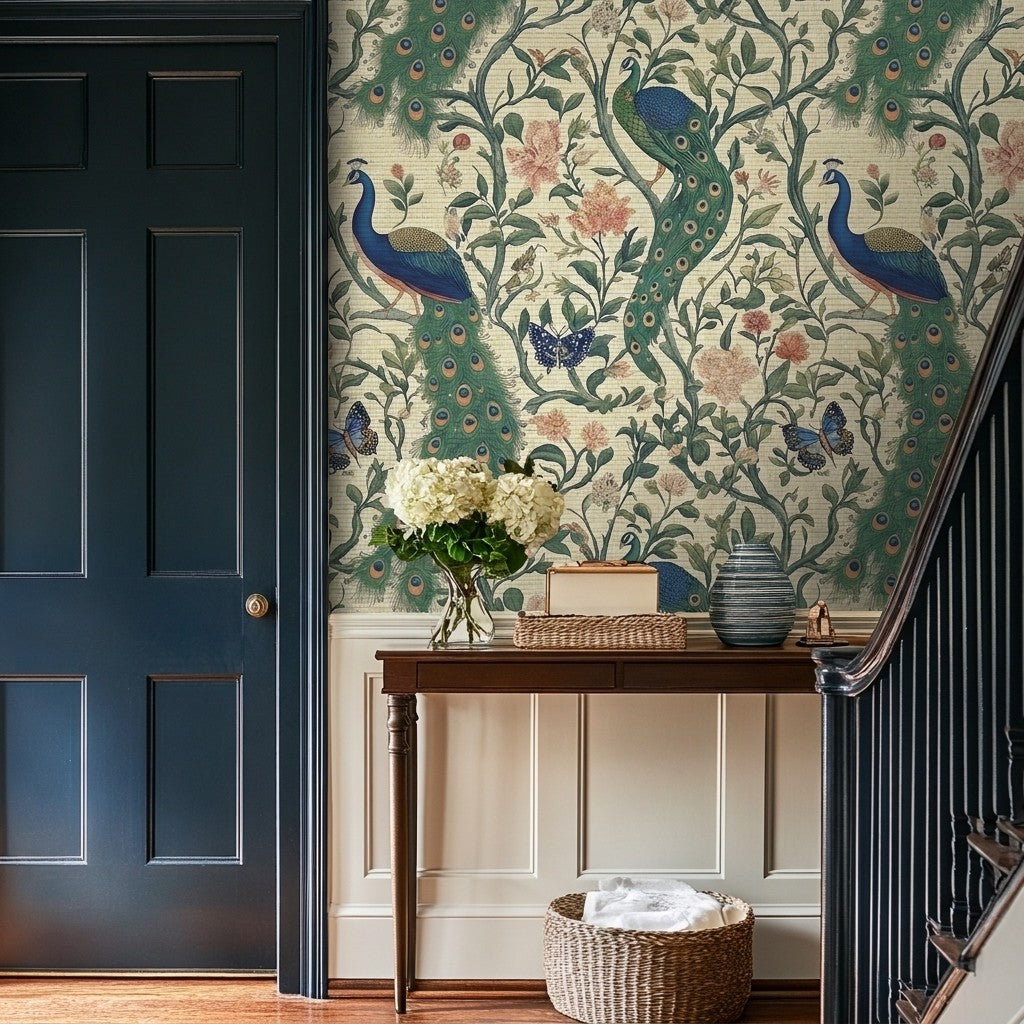 Alouette Faux Grasscloth Wallpaper