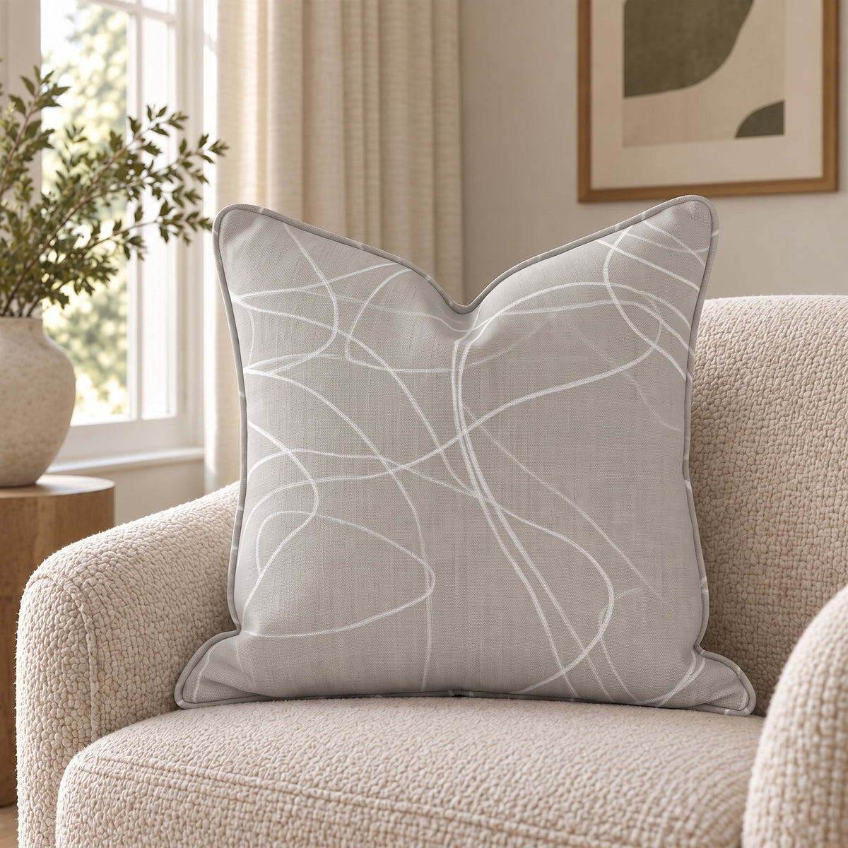 Cadence Throw Pillow - Painted Paper