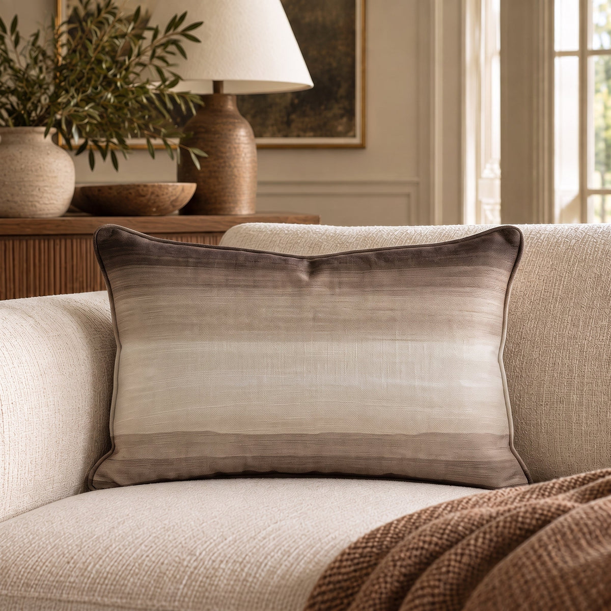 Calliope Throw Pillow - Painted Paper