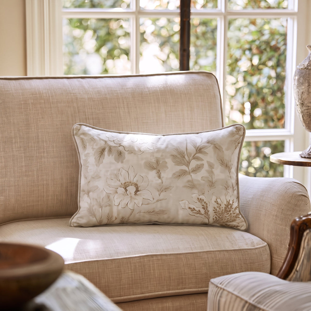 Charla Throw Pillow - Painted Paper