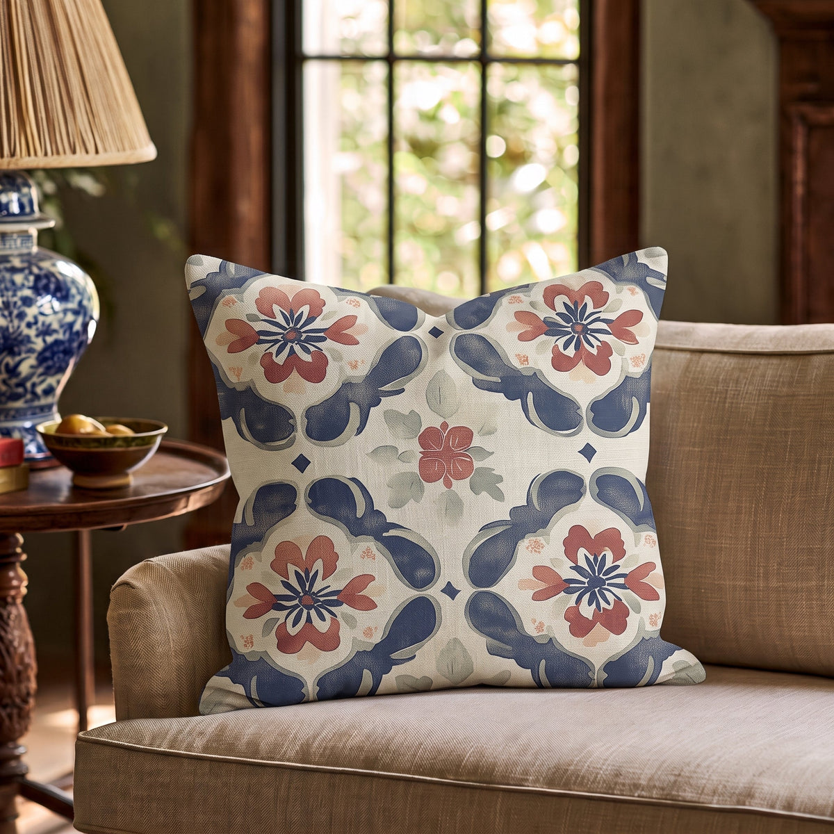 Claymoor Throw Pillow - Painted Paper