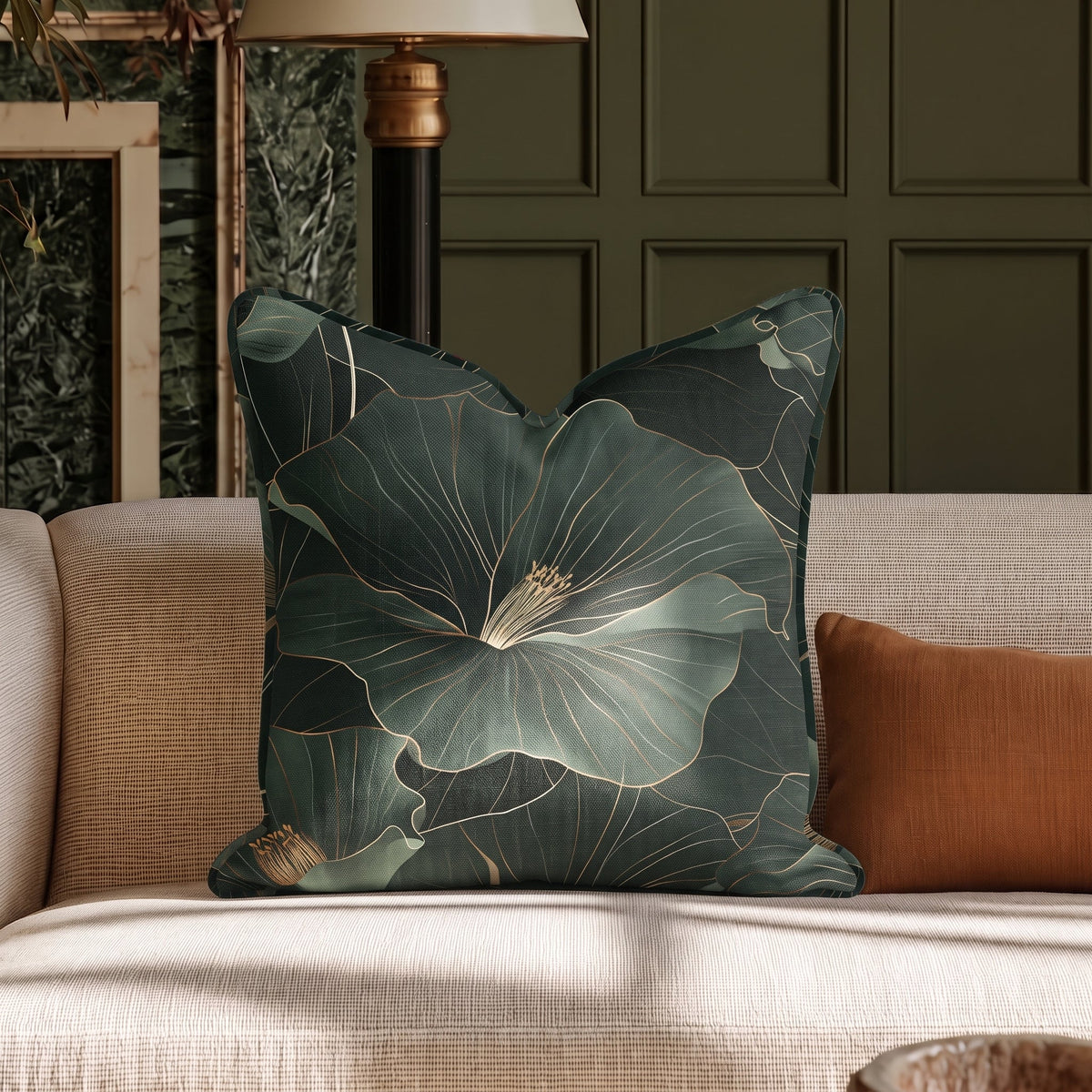 Cressida Throw Pillow - Painted Paper