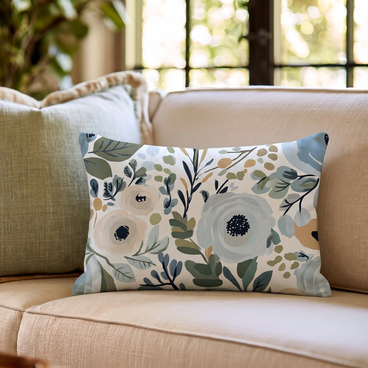 Daisy Mae Throw Pillow - Painted Paper