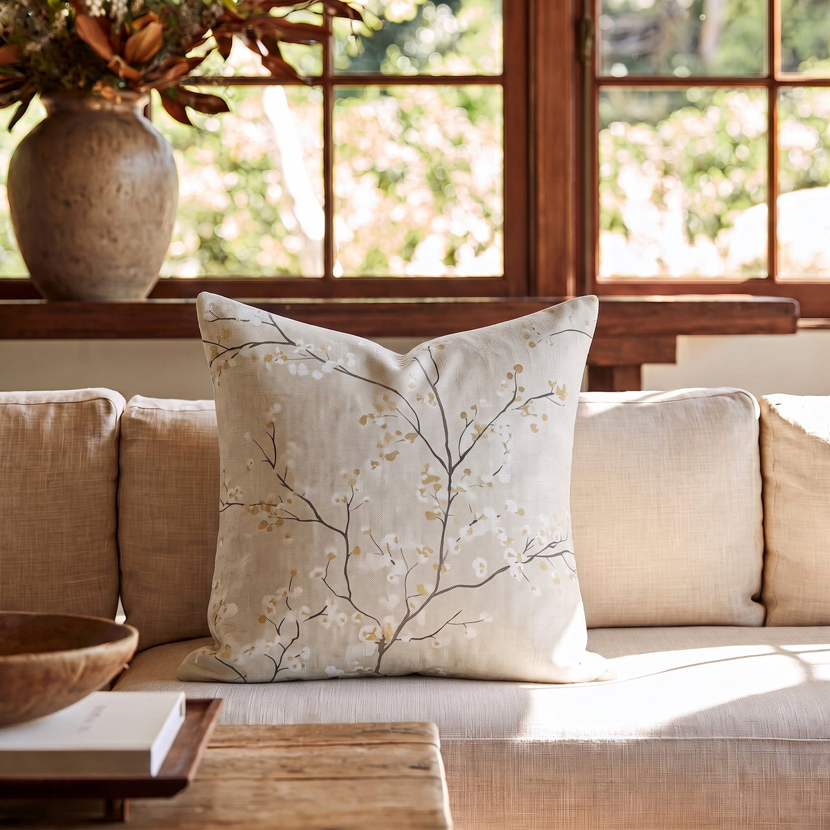 Evangeline Throw Pillow - Painted Paper