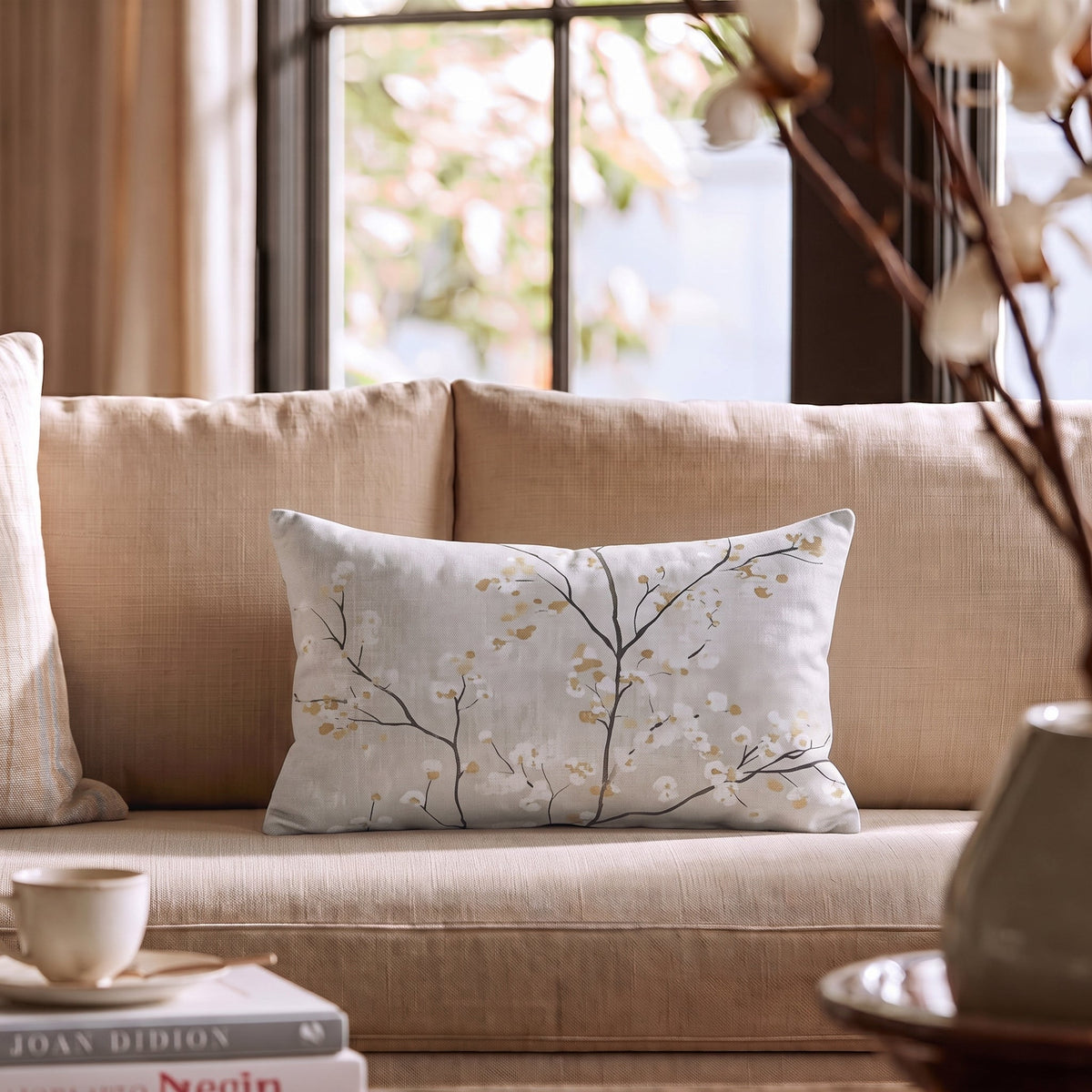 Evangeline Throw Pillow - Painted Paper