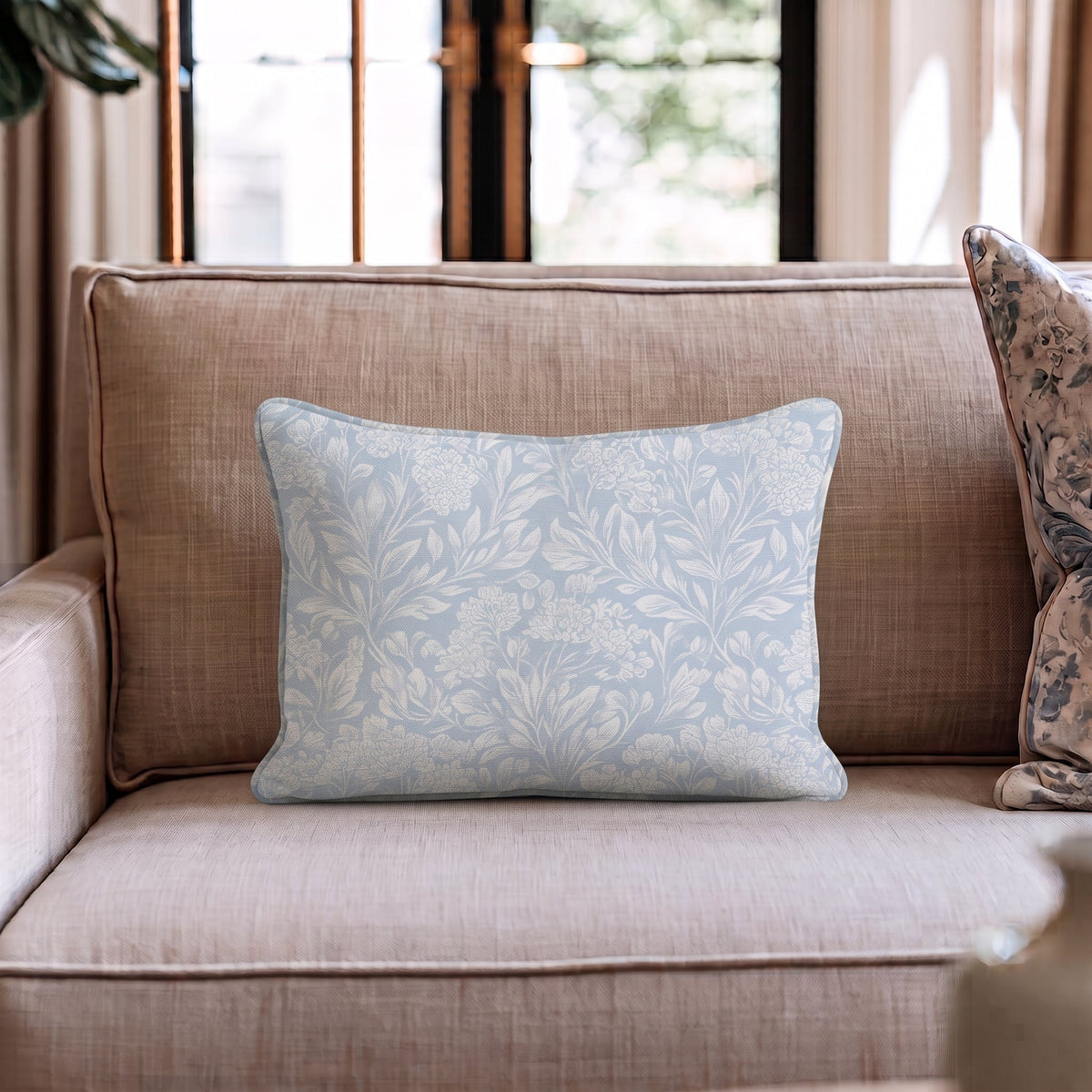 Gressa Throw Pillow - Painted Paper