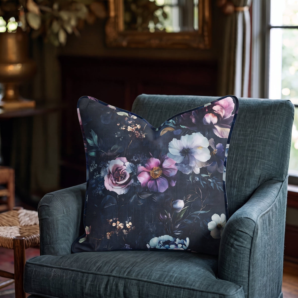 Julius Throw Pillow - Painted Paper