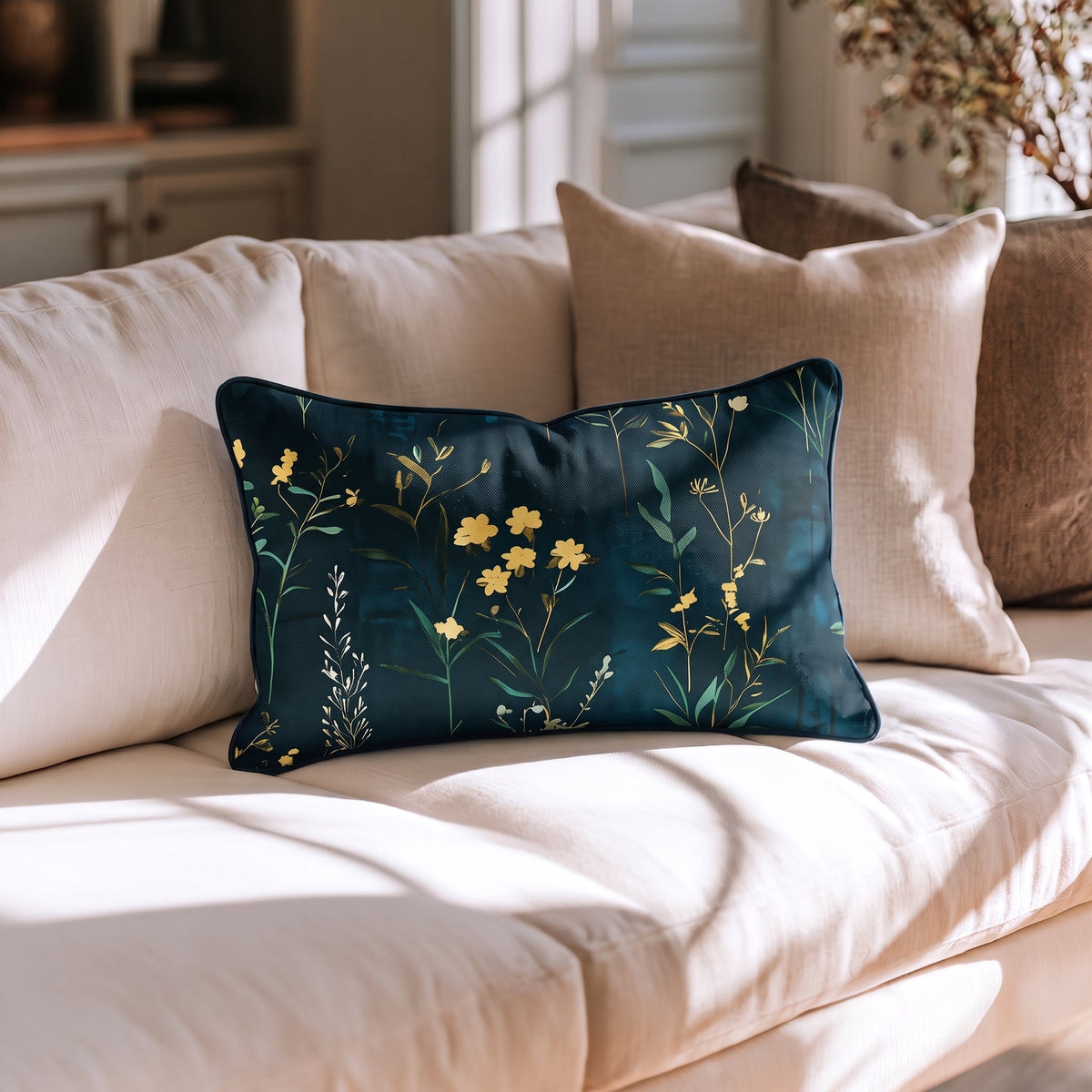 Lillia Throw Pillow - Painted Paper