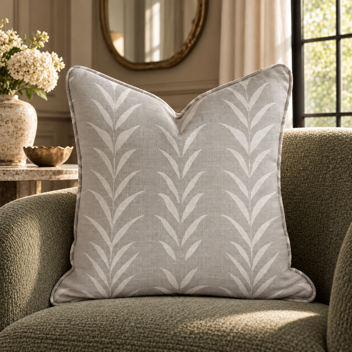 Lovers Lane Throw Pillow - Painted Paper
