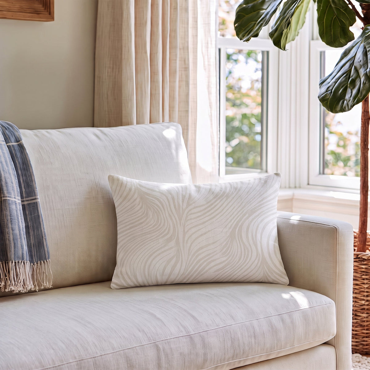 Marguerite Throw Pillow - Painted Paper