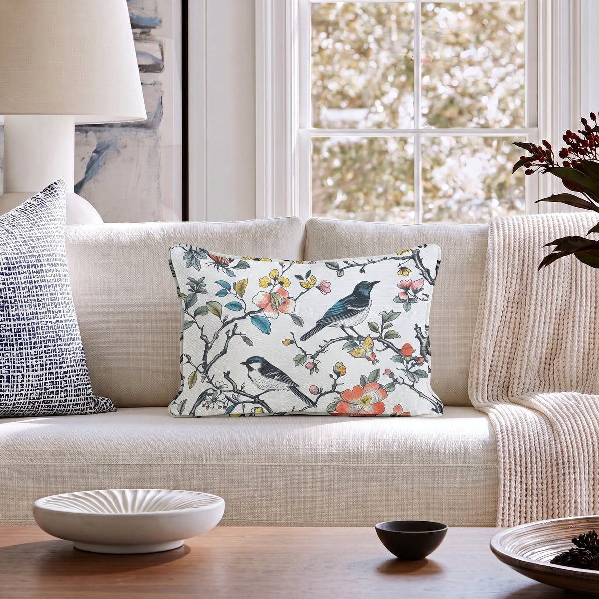 Marigold Throw Pillow - Painted Paper