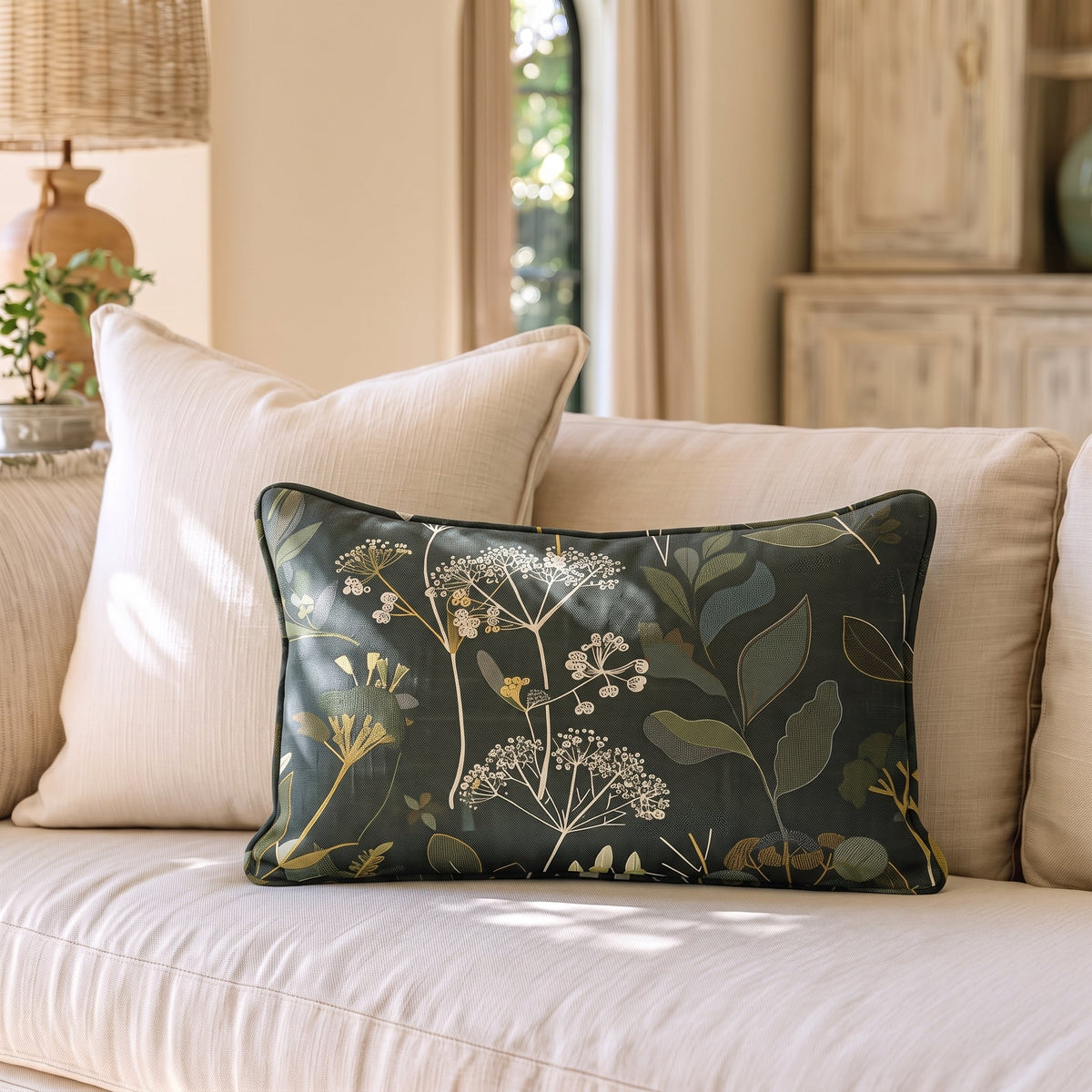 Mattie Throw Pillow - Painted Paper