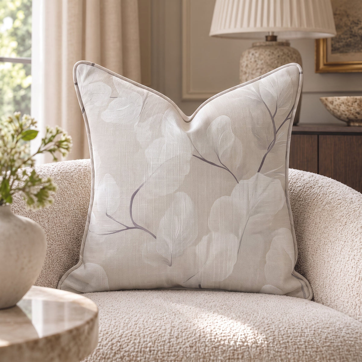 Meadow Glow Throw Pillow - Painted Paper