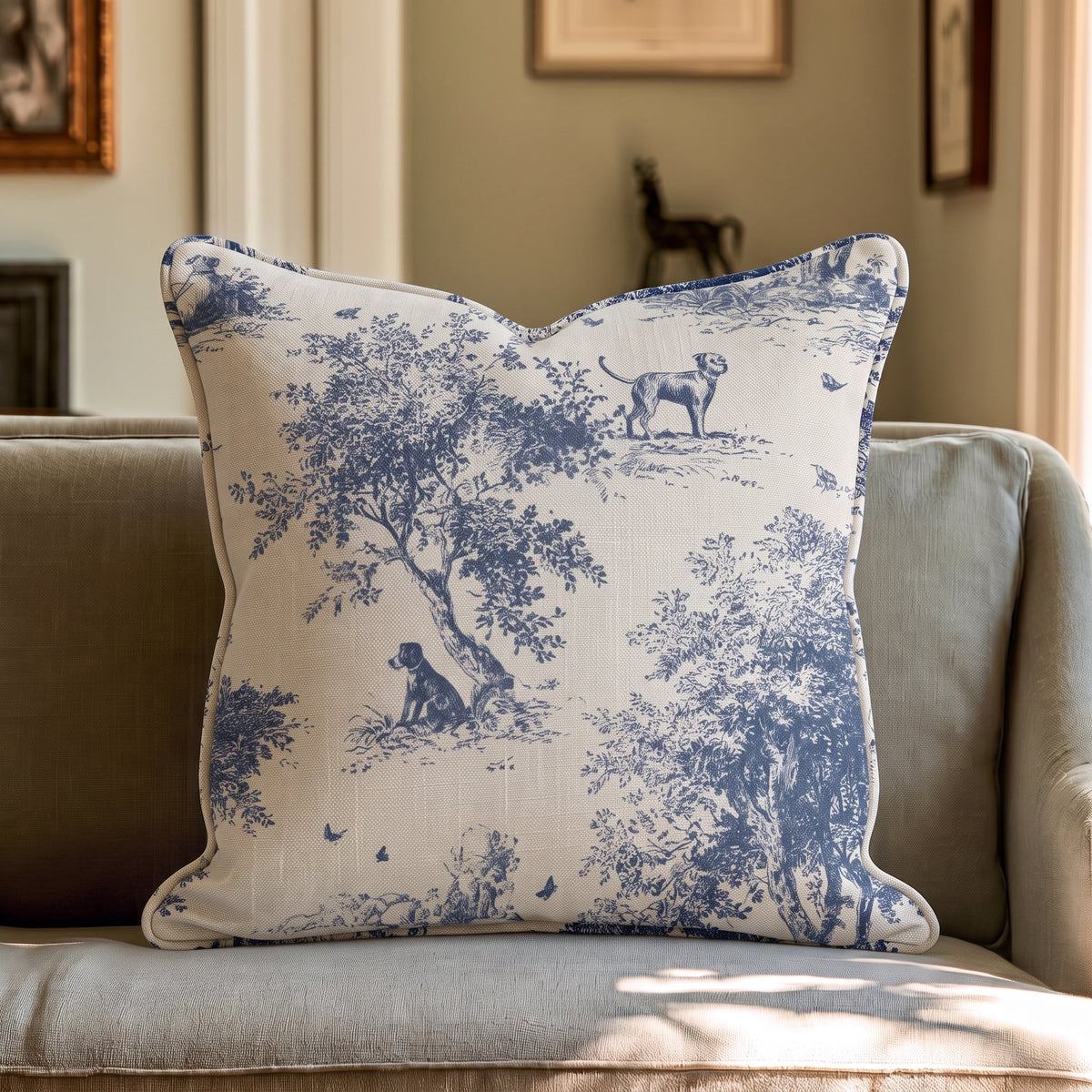 Off Duty Dogs Throw Pillow - Painted Paper