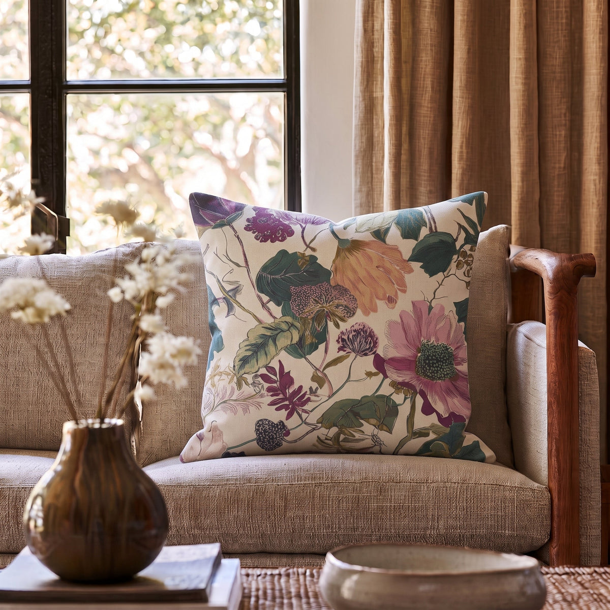 Olivia Grace Throw Pillow - Painted Paper