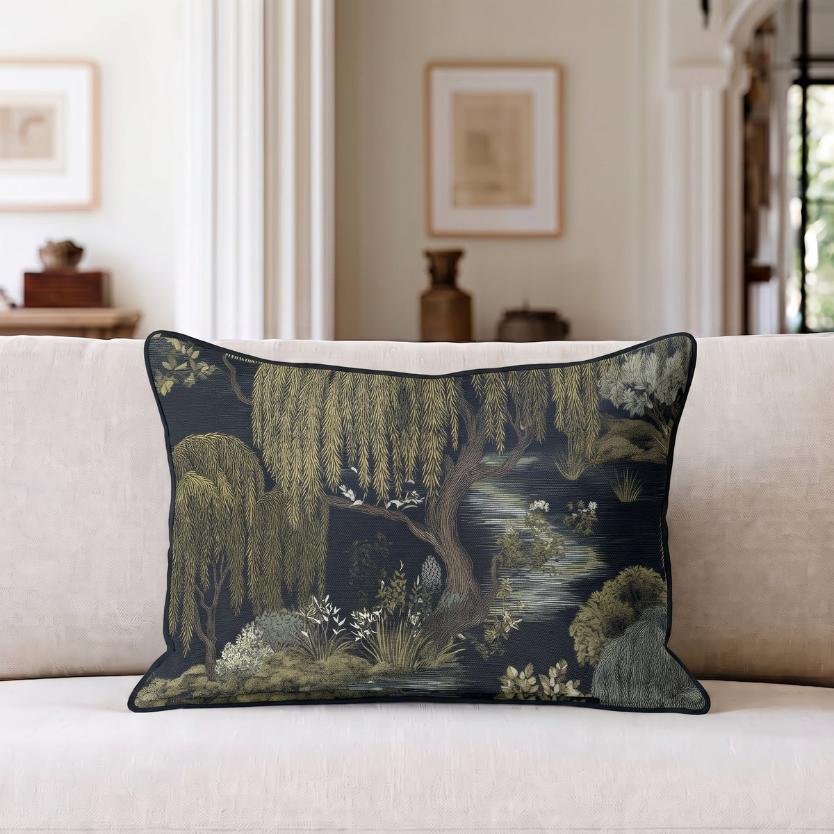 Provenance Throw Pillow - Painted Paper