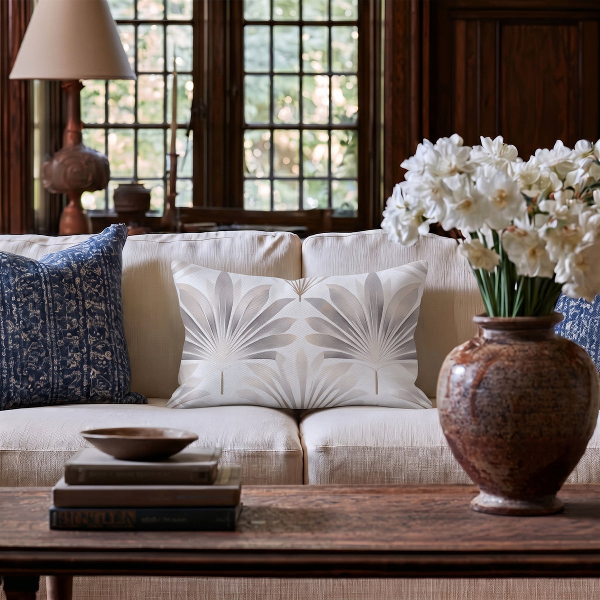 Rosemary Throw Pillow - Painted Paper