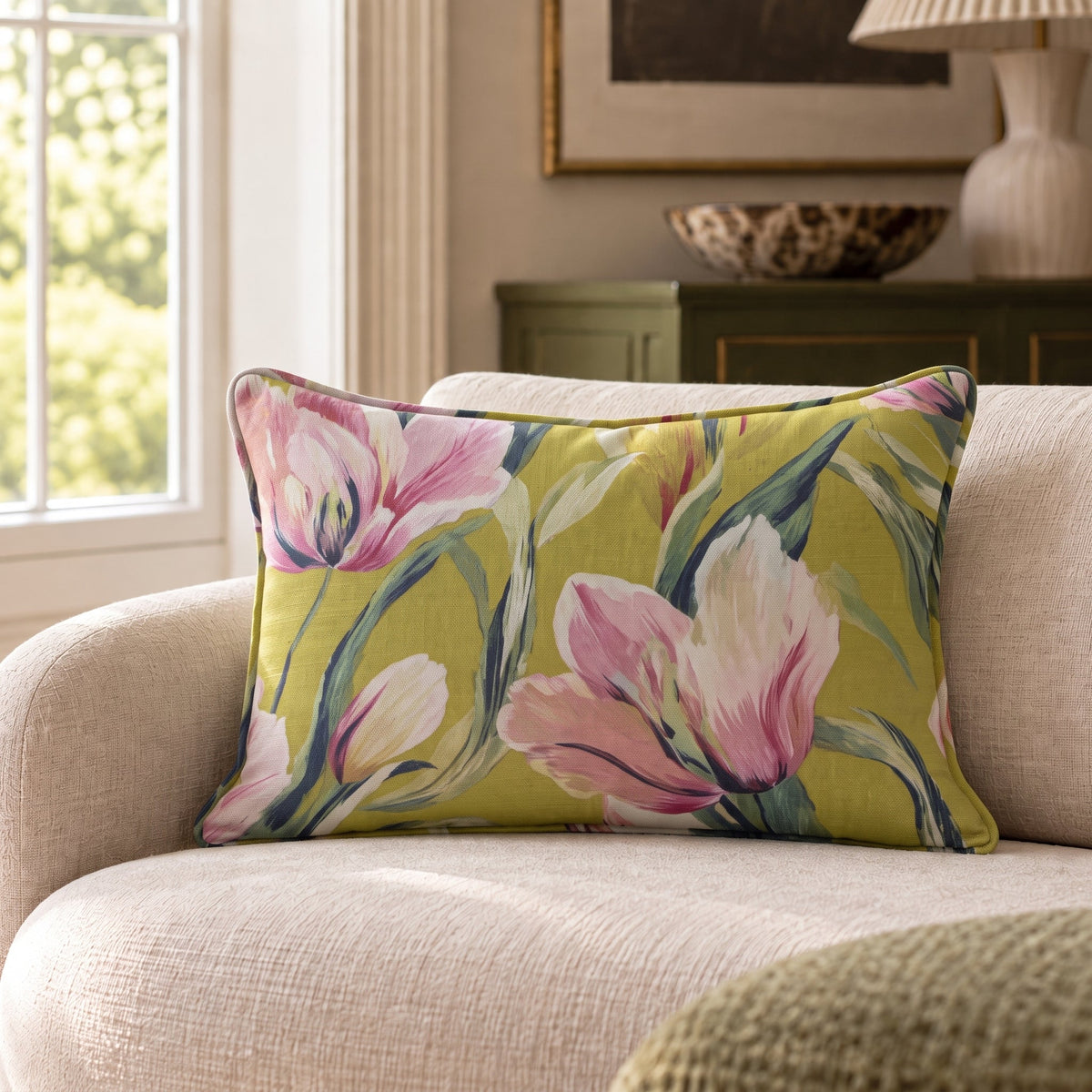 Savy Grace Throw Pillow - Painted Paper
