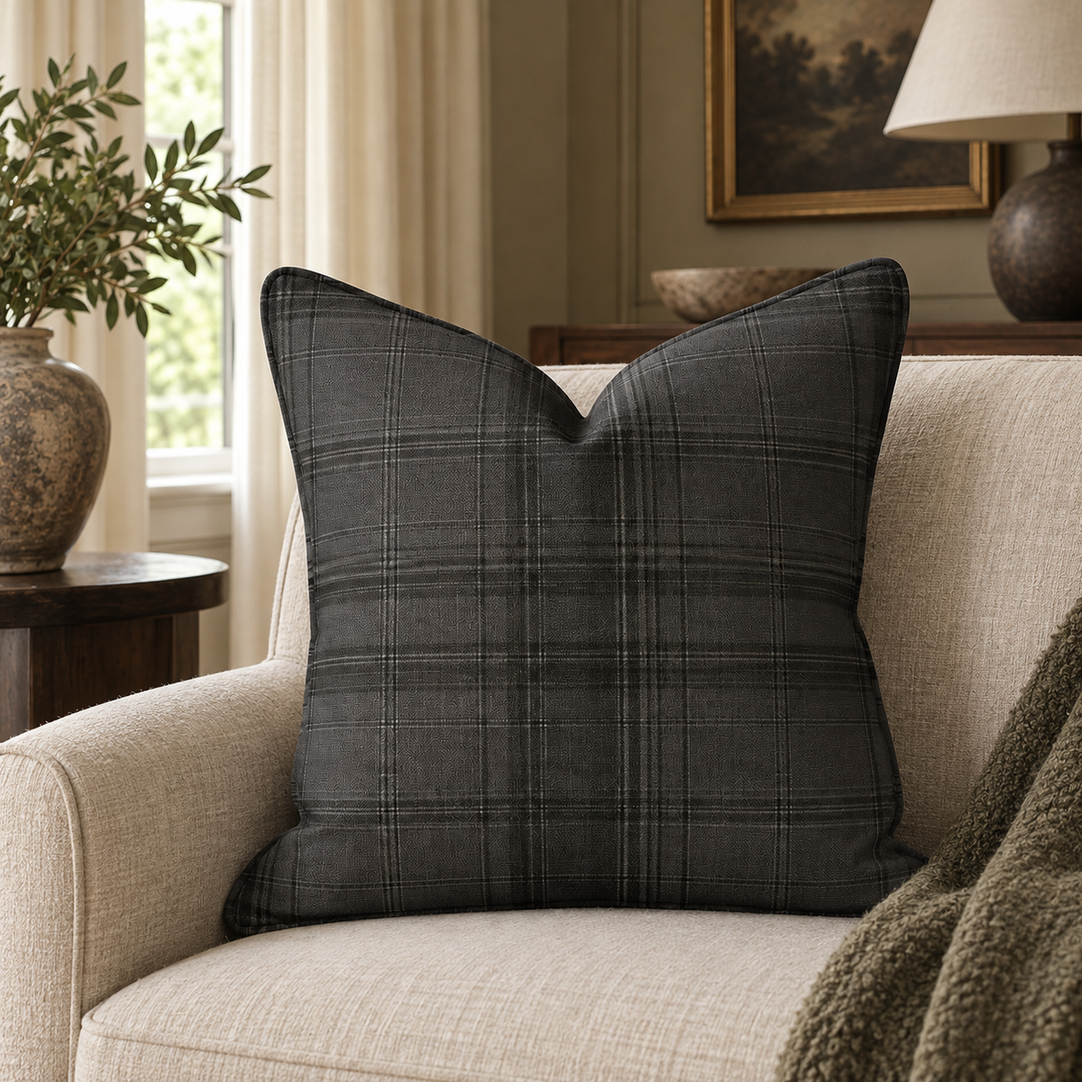 Tatum Throw Pillow - Painted Paper