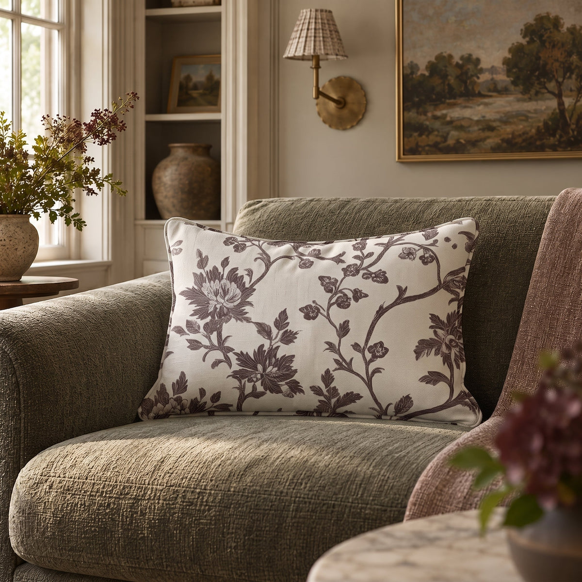 Verity Throw Pillow - Painted Paper